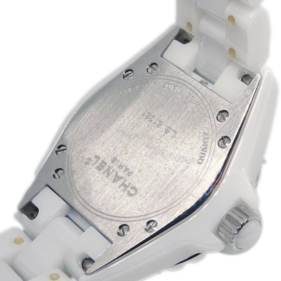 Chanel Ref.H1628 J12 33mm Quartz Watch Ceramic SS Diamond 124861 - Picture 5 of 8